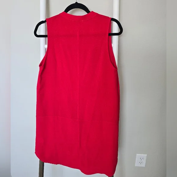 Lush Vibrant Red Sleeveless Midi Dress - Picture 6 of 9